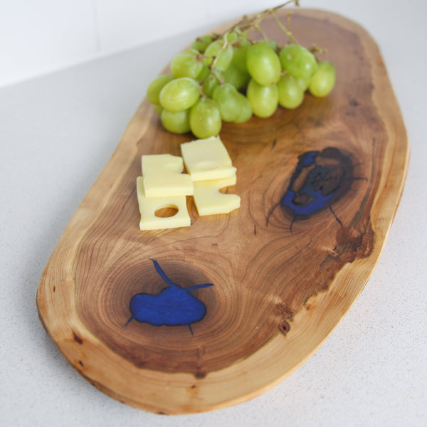Charcuterie Board with Resin Inlay